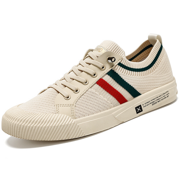 Performance-ready men's lace-up sneakers, combining lightweight construction, breathability, and sleek modern style.