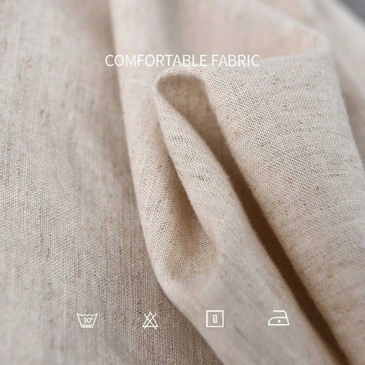 Men's linen button-up shirt in a pastel shade, embodying summer beach fashion