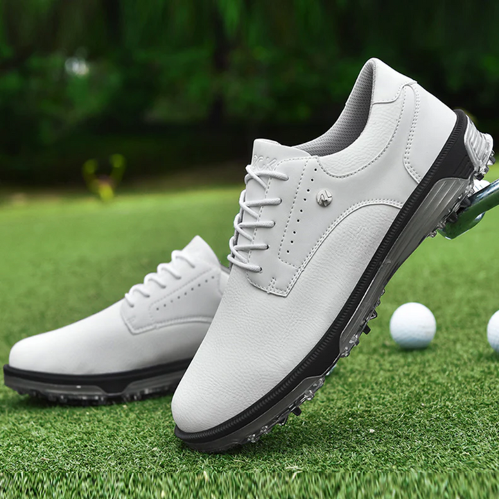 Men's Limited Edition Performance Golf Shoes, designed for optimal comfort & grip on the course.