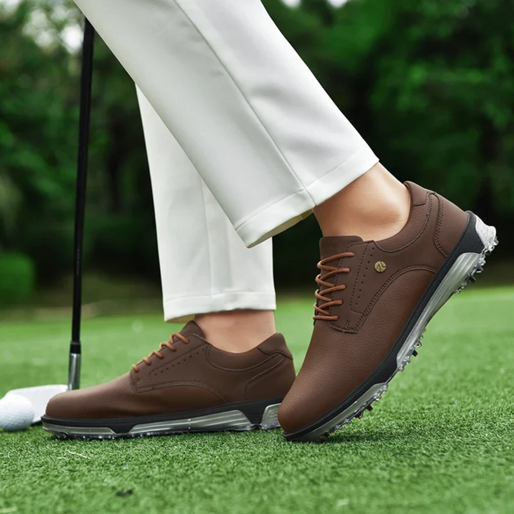 Exclusive men's limited edition golf shoes, essential course gear for peak performance & comfort on the green.