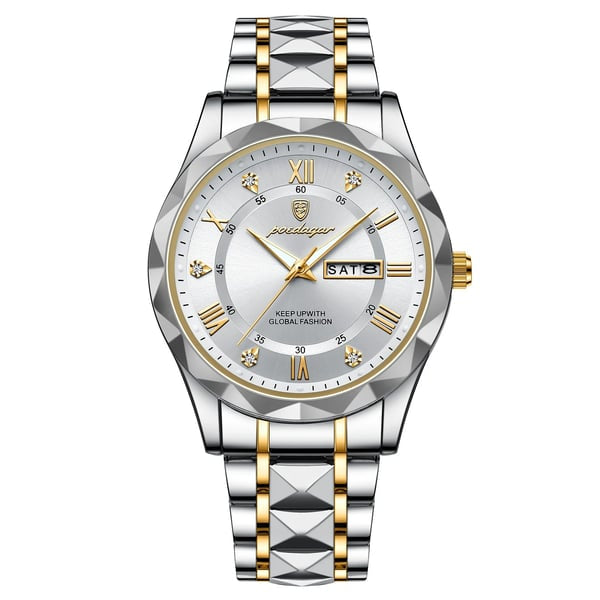 High-quality men's luxury waterproof luminous watch. Sleek design, adjustable, and quartz accuracy.