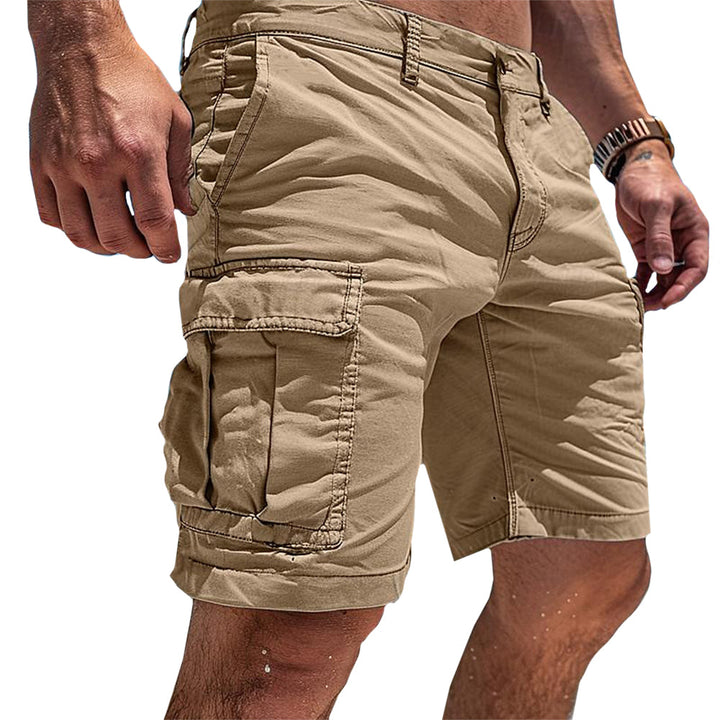 Stylish men's cargo shorts with multiple pockets, perfect for summer fashion & everyday versatility.