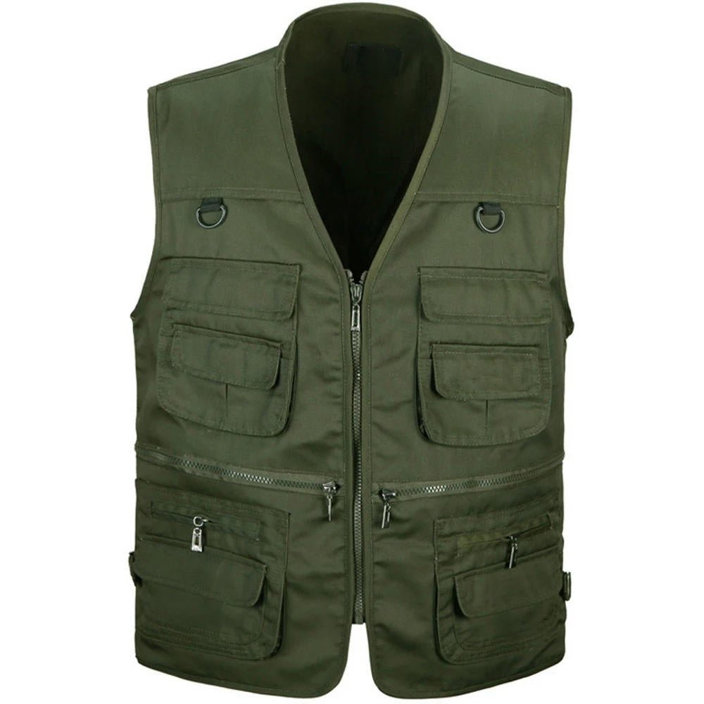 Lightweight & breathable multi-pocket men's travel vest, an organizer for all your adventure essentials.
