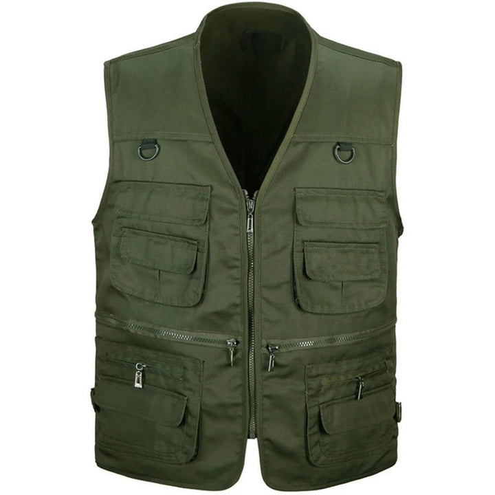 Lightweight & breathable multi-pocket men's travel vest, an organizer for all your adventure essentials.