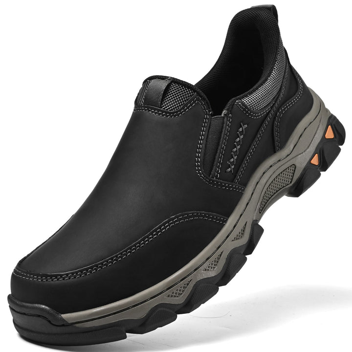 Stylish men's slip-on orthopedic shoes, combining comfort with casual look