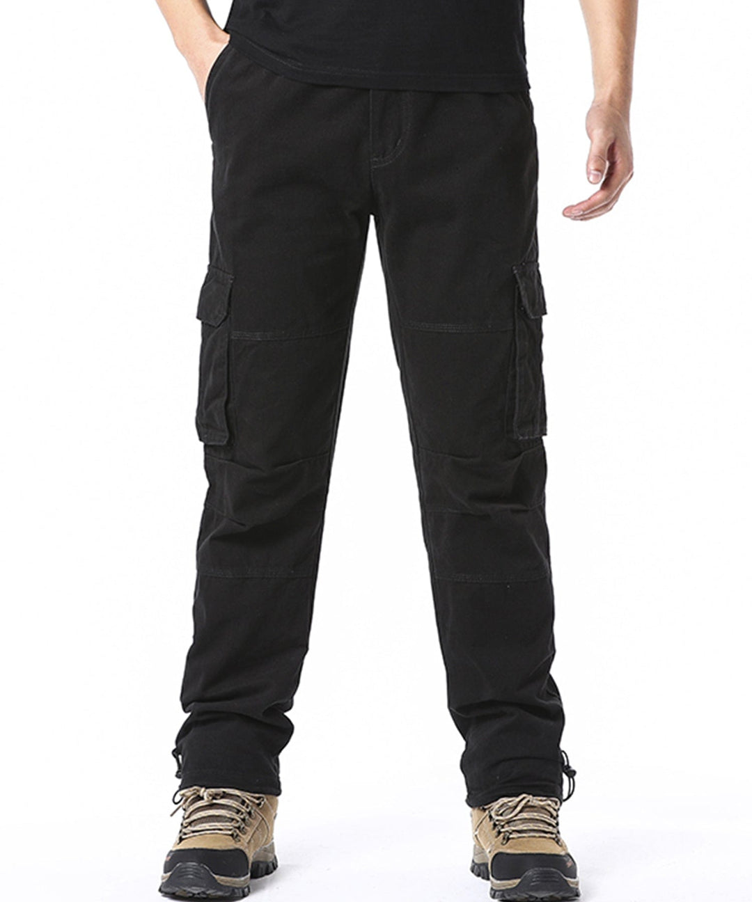 Men's Outdoor Adventure Cargo Pants, durable cotton for hiking & travel