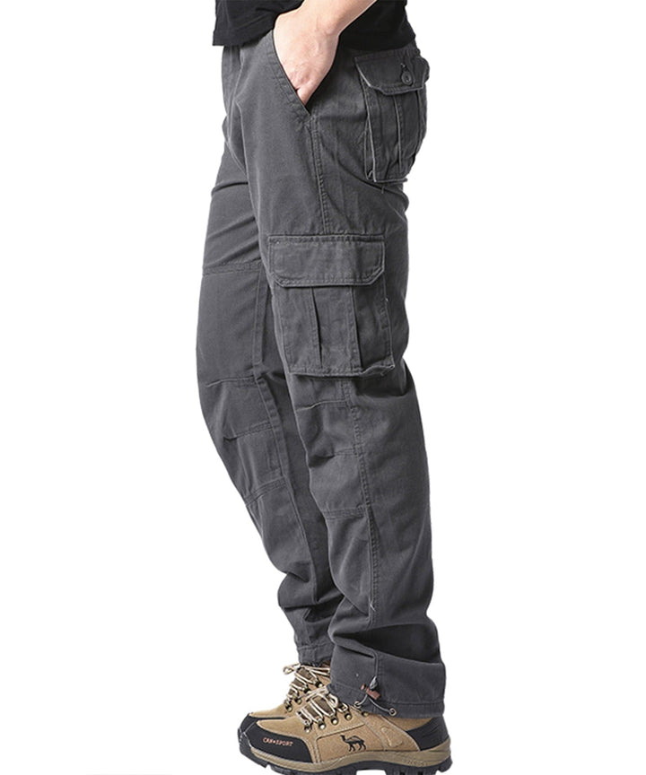 Close-up of Men's Adventure Pants pocket detail, enhanced functionality