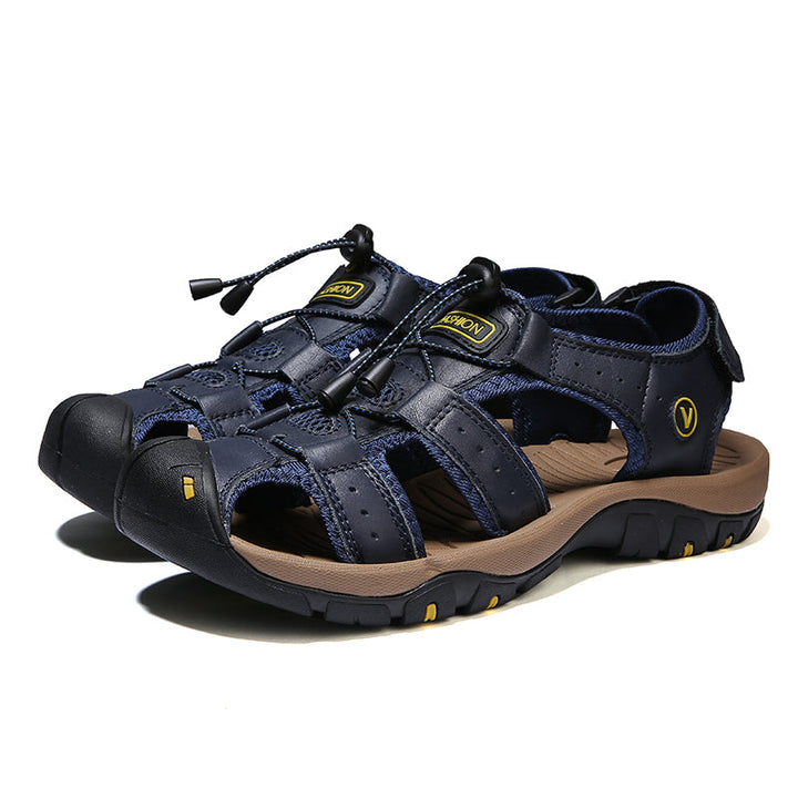 Sporty men's comfort sandals, providing excellent arch support for prolonged wear