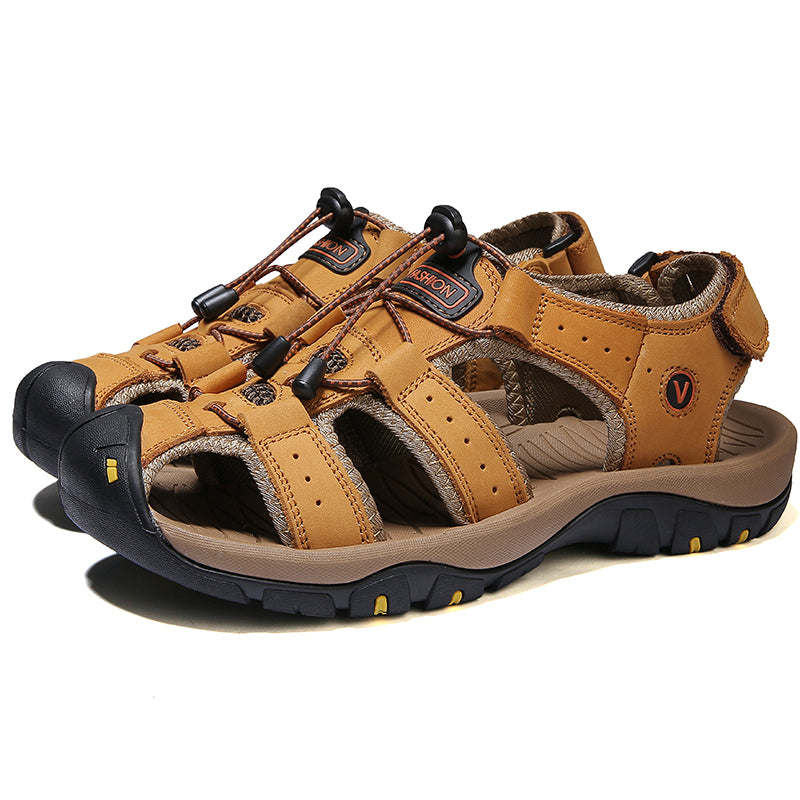 Men's durable athletic sandals, offering protection and breathability for active lifestyles