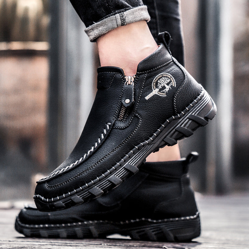 Men's work boots with orthopedic support, built for durability and comfort