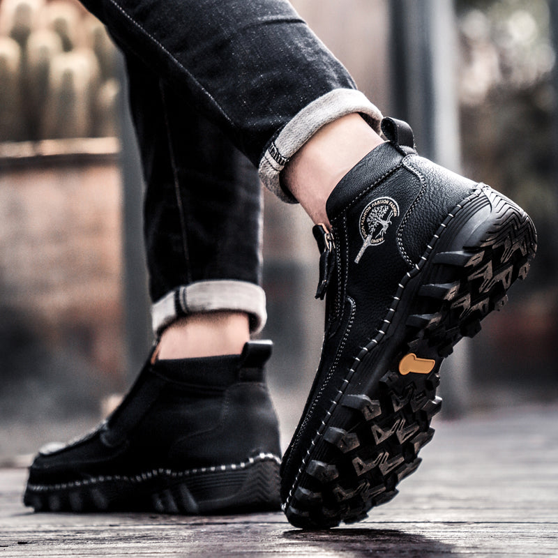 Men's casual orthopedic boots with a versatile design, suitable for various outfits