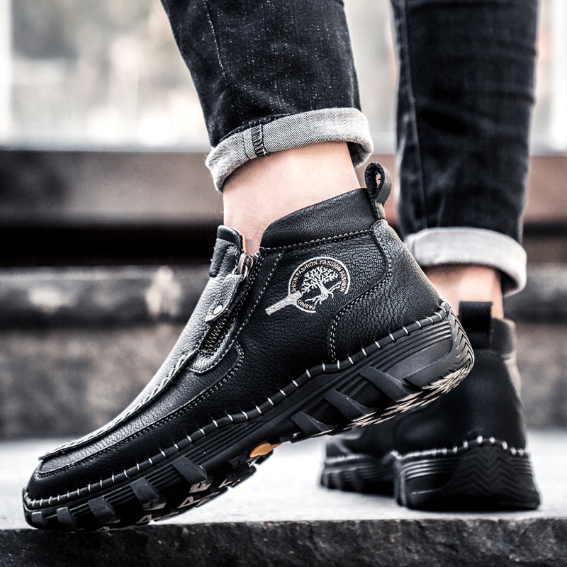 Breathable men's slip-resistant boots, orthopedic, for active outdoor individuals