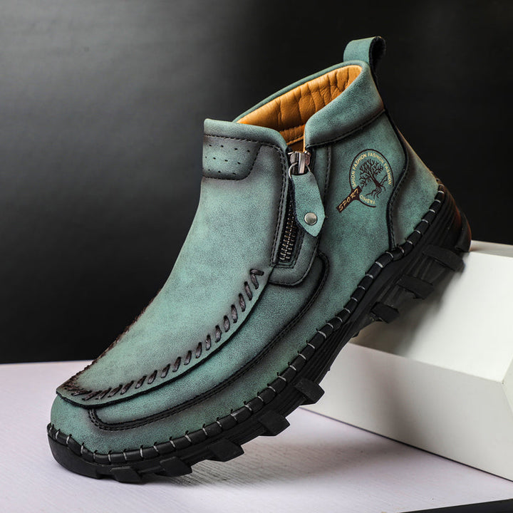 Men's work boots, orthopedic, designed to reduce foot strain and fatigue