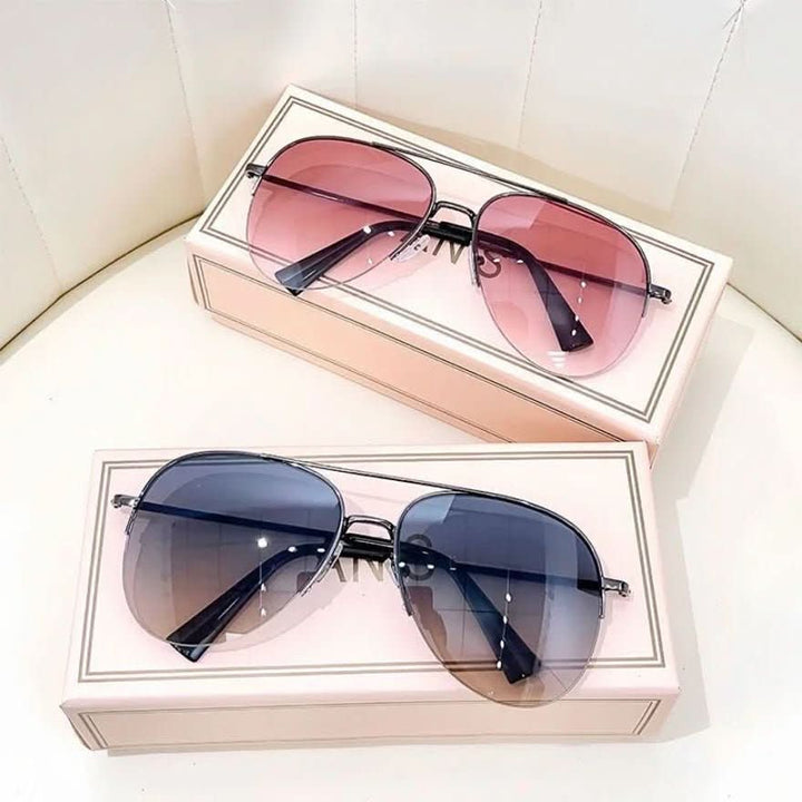 Men's fashionable pilot sunglasses. UV400 protection & gradient lenses for driving and outdoor use.