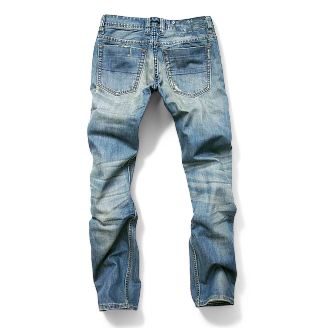 Stylish men's denim jeans made from premium cotton, ideal for comfortable daily casual wear