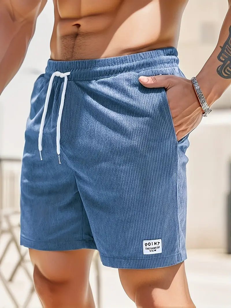 Stylish men's swimwear with elastic waist, ideal for beach, pool, and casual summer fashion.