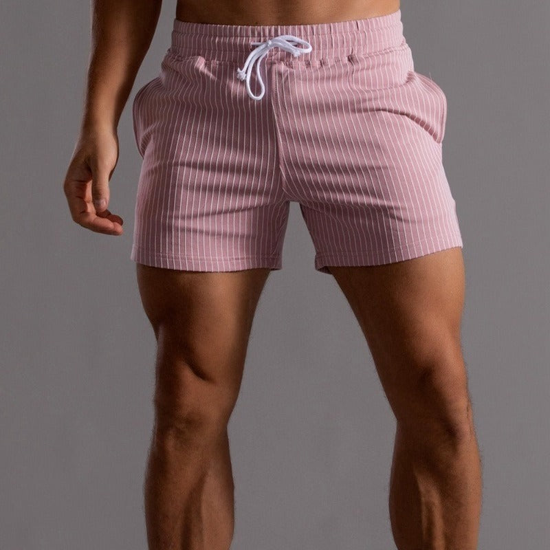 Summer fashion: Men's stylish quick-dry swim shorts. Perfect ripstop polyester beach & pool wear.