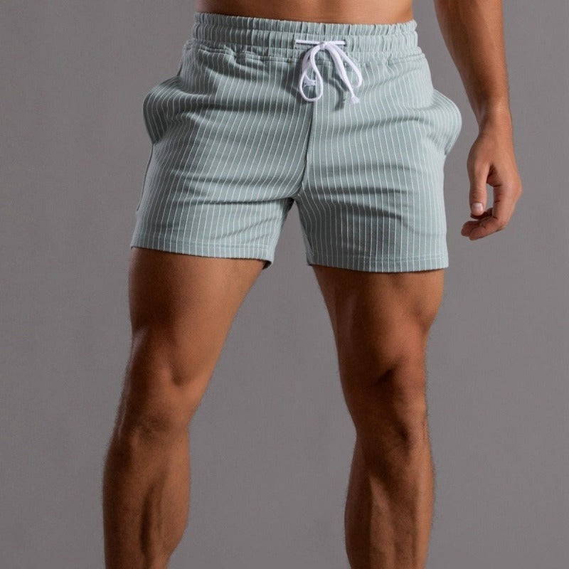 Versatile men's quick-drying swim shorts. Stylish ripstop beach, pool, & casual summer wear.