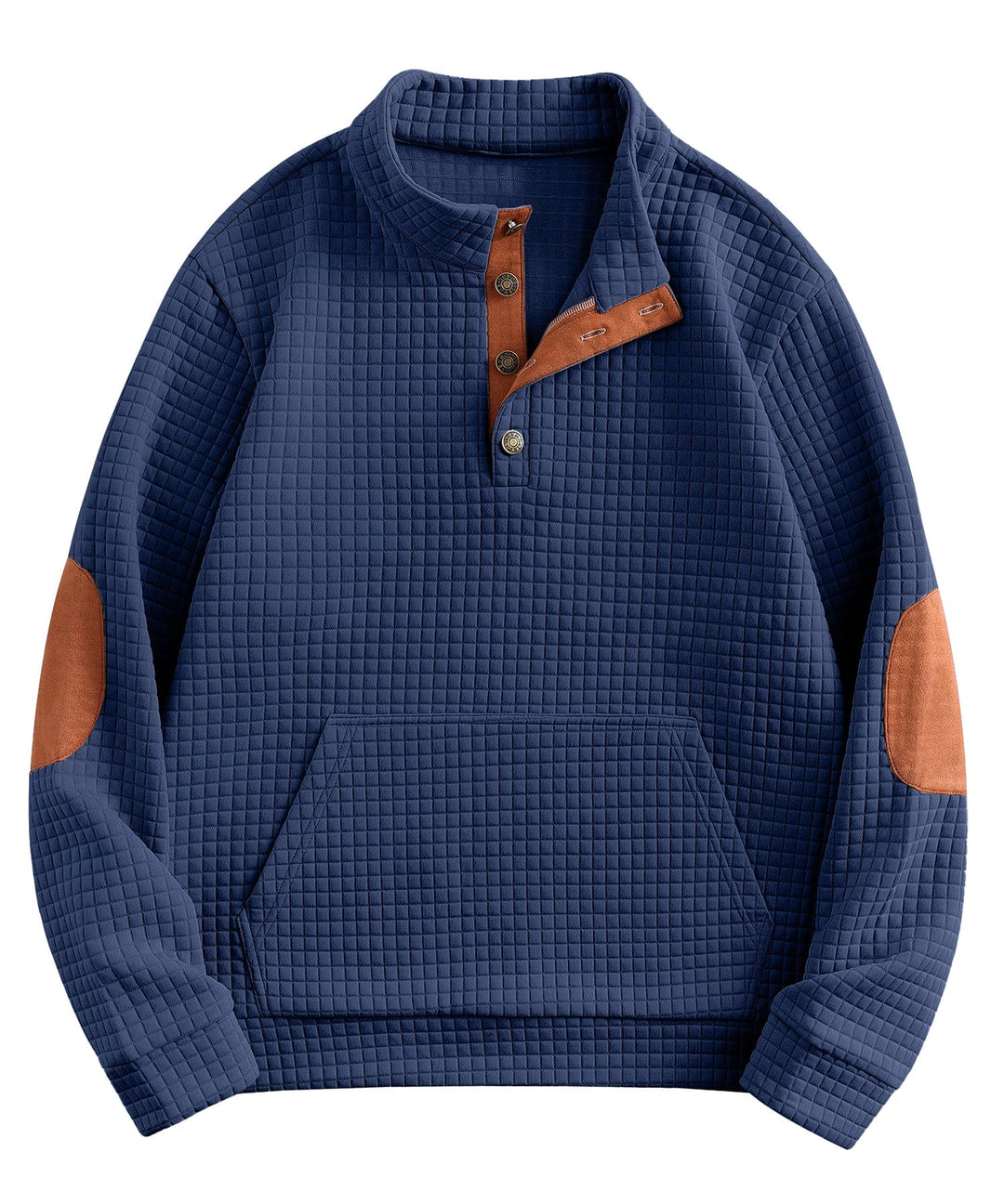 Stylish men's quilted pullover, perfect for winter and fall