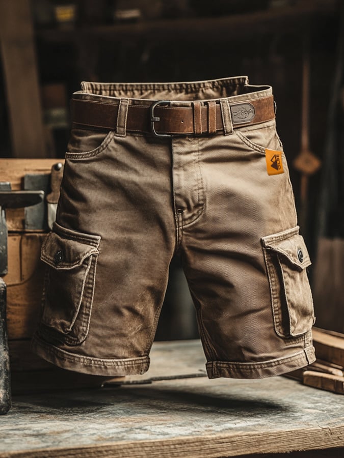 Rugged men's cargo pants, relaxed fit, ideal for fall/winter fashion & everyday utility.