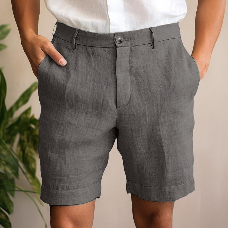 Stylish men's relaxed fit shorts for summer, ideal for beachwear, vacation, or comfortable everyday wear.