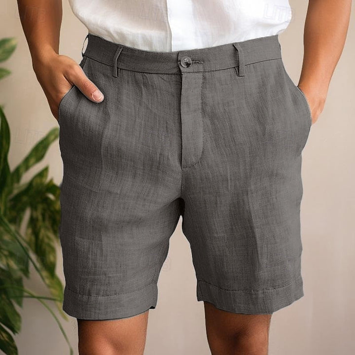 Stylish men's relaxed fit shorts for summer, ideal for beachwear, vacation, or comfortable everyday wear.