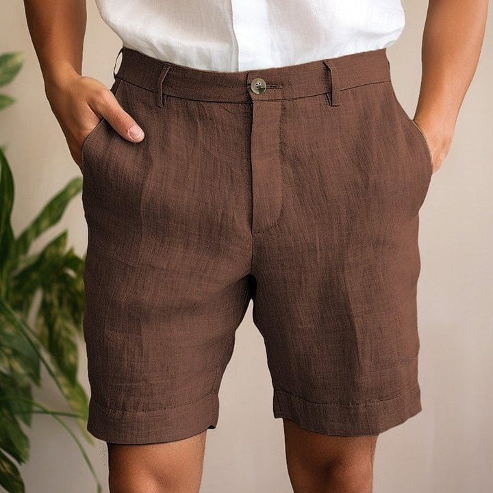 Casual men's relaxed fit summer shorts, breathable fabric for ultimate comfort in warm weather.