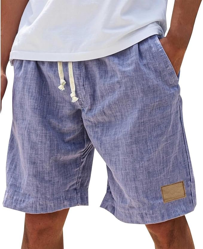 Men's comfortable summer shorts, relaxed fit, ideal for vacation, beach & warm outdoor fun.