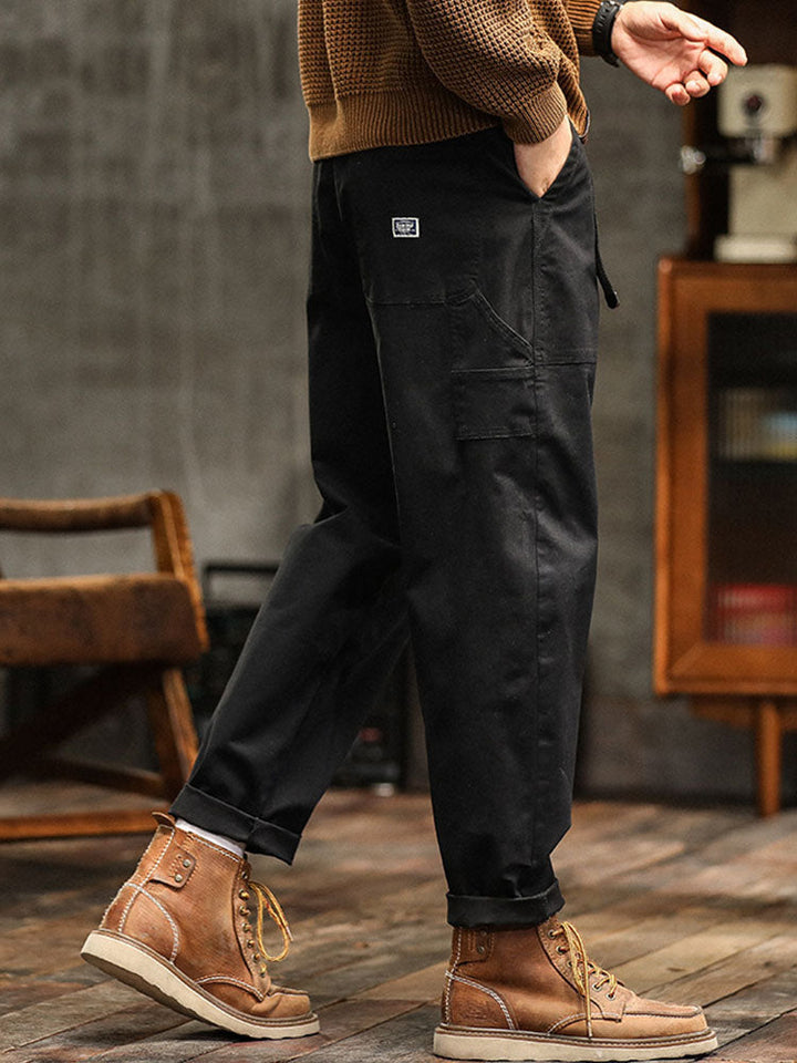 Durable men's relaxed fit utility pants, ideal for various casual settings and activities.