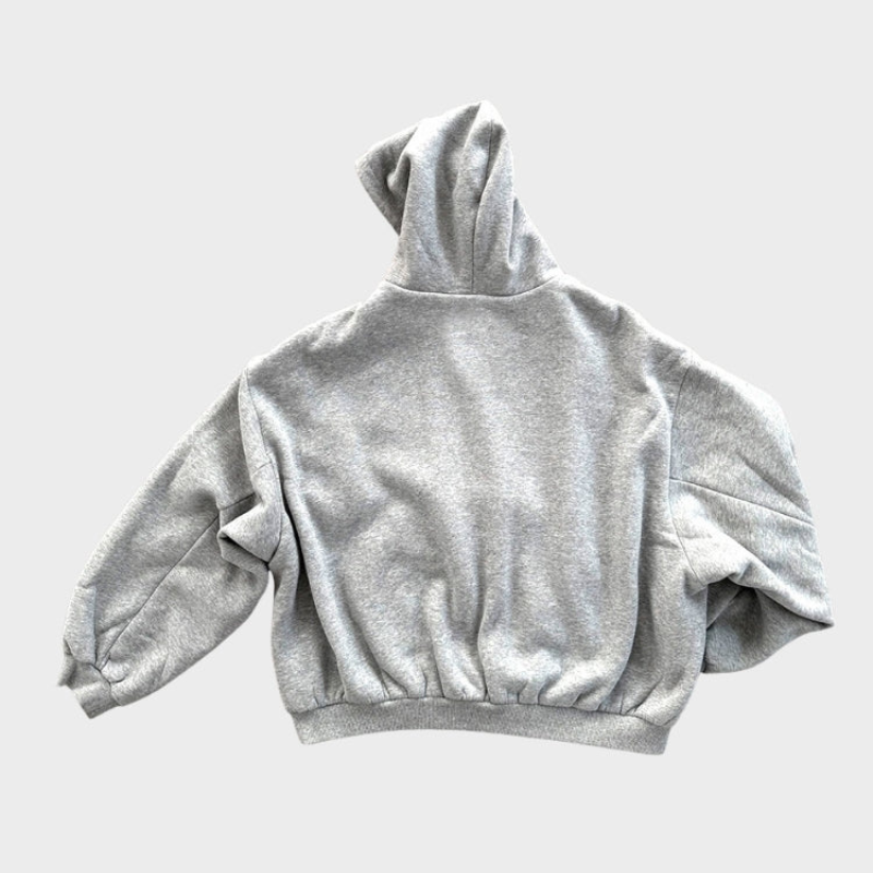 Oversized hooded sweatshirt for men, reversible with solid & checkered designs, ideal for urban casual fashion.