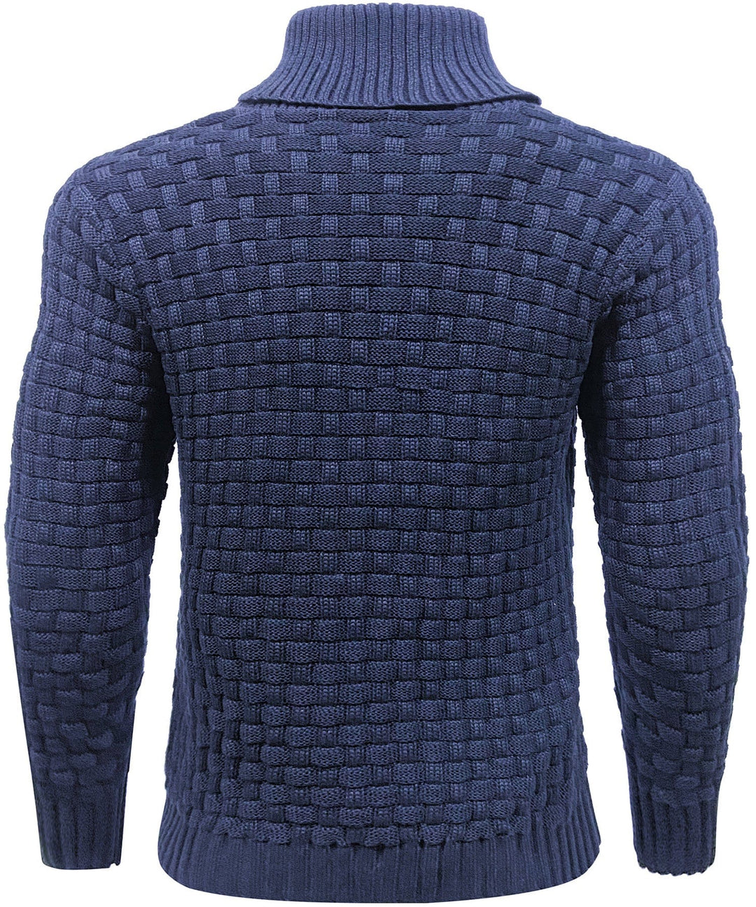 Men's long-sleeve ribbed knit sweater, a practical and stylish addition to any wardrobe