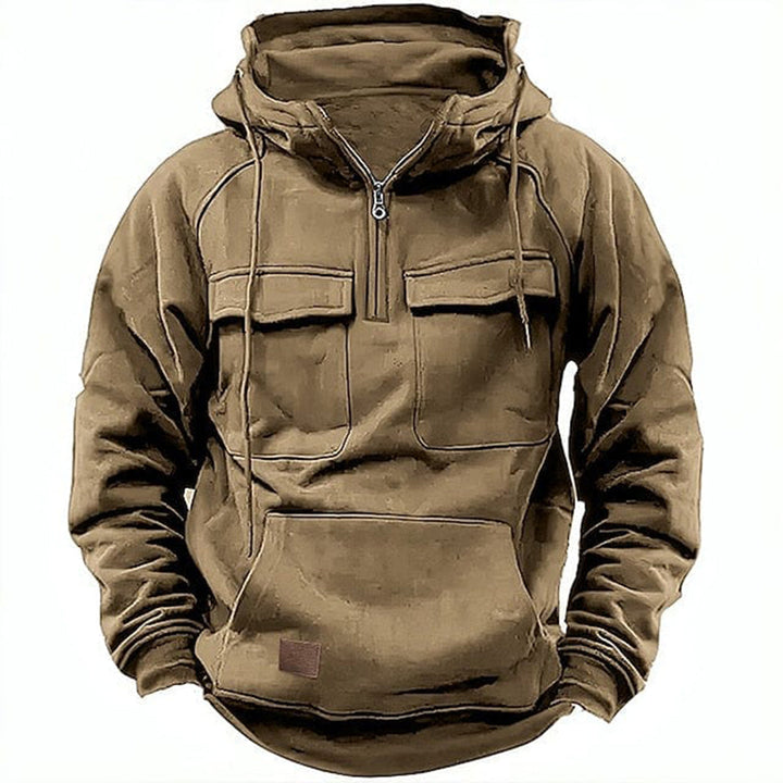 Vintage fashion meets rugged streetwear in this men's retro motorcycle full zip hoodie for daily comfort.