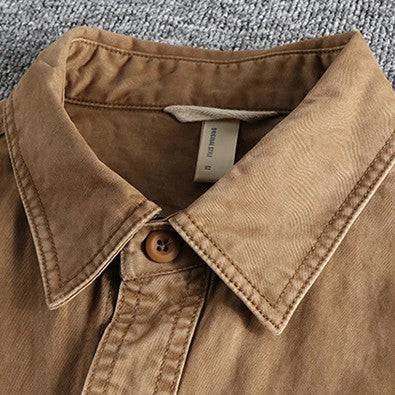 Versatile Coal men's utility field shirt, durable button-down for rugged casual style or light outerwear.