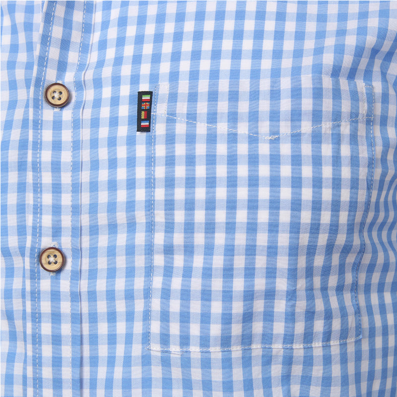 Casual men's checkered button down shirt, slim fit, comfortable and stylish for everyday wear.
