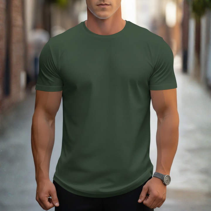Men's apparel: slim fit short sleeve crew neck t-shirt, great for casual everyday style.