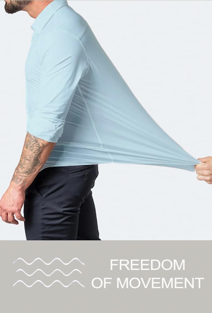 Men's formal slim fit shirt.
