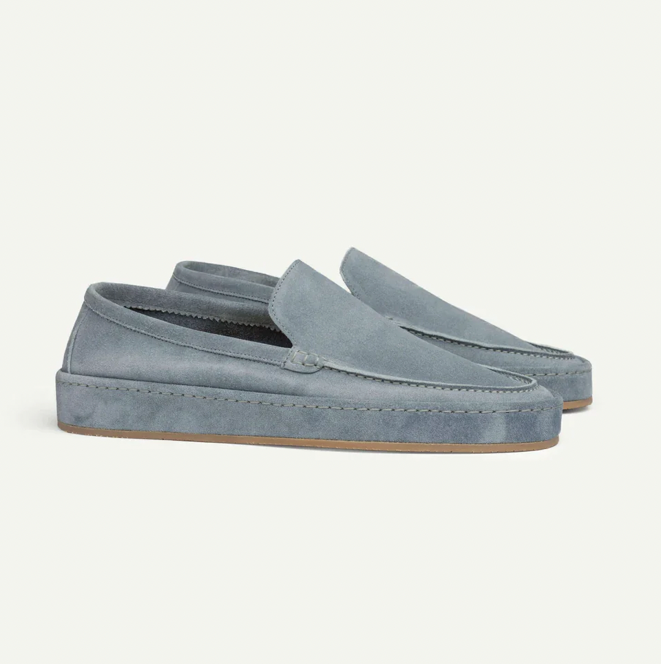 Comfortable men's slip-on loafers, offering cushioned support & effortless style for daily wear.