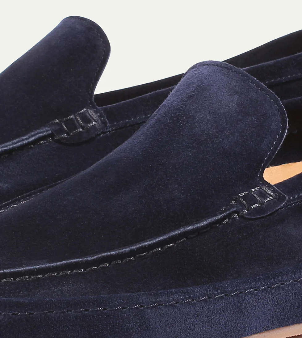 Premium men's slip-on loafers, designed for cushioned comfort, elegant style & versatile everyday wear.