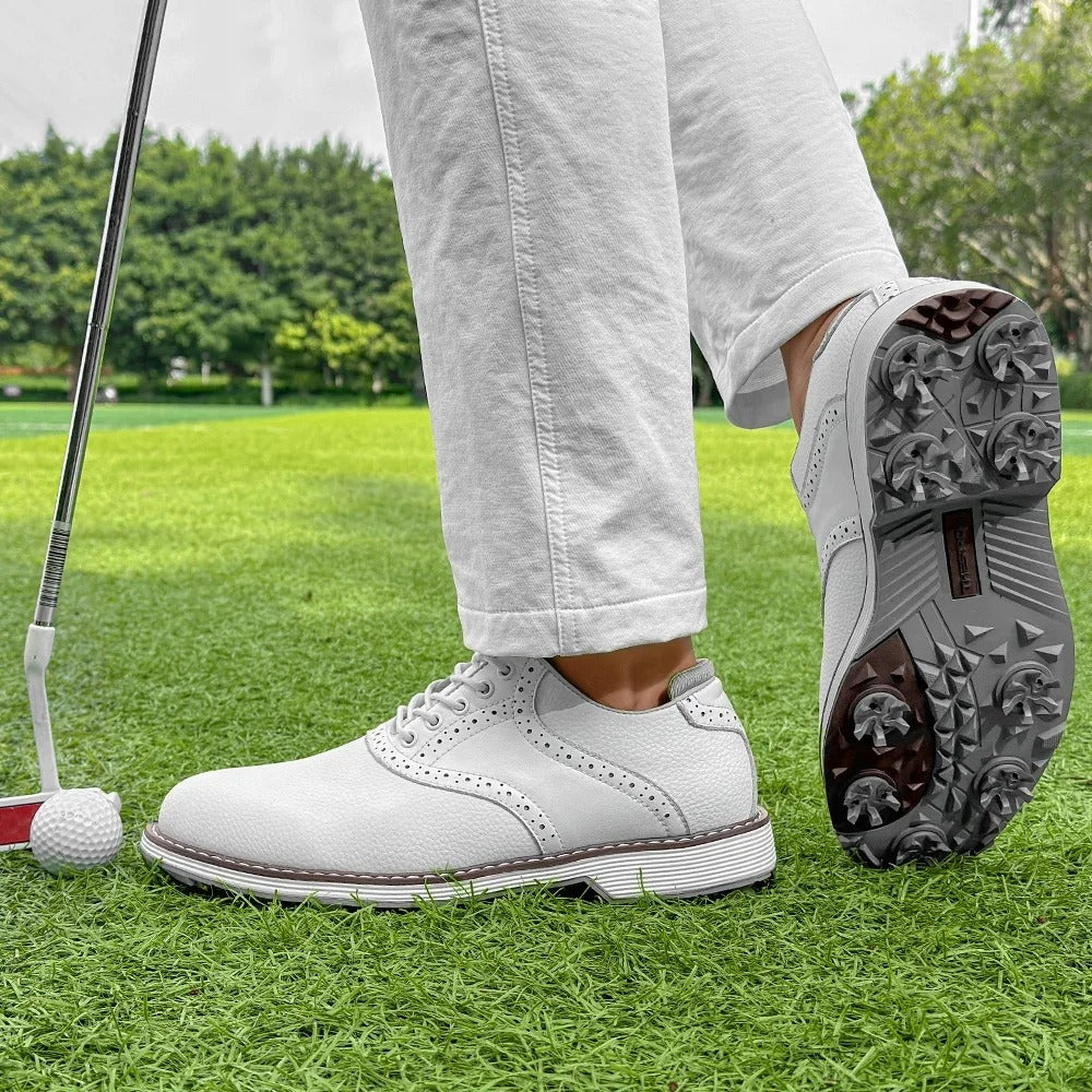 Comfortable Men's Spiked Golf Brogue Shoes, designed for peak performance and style