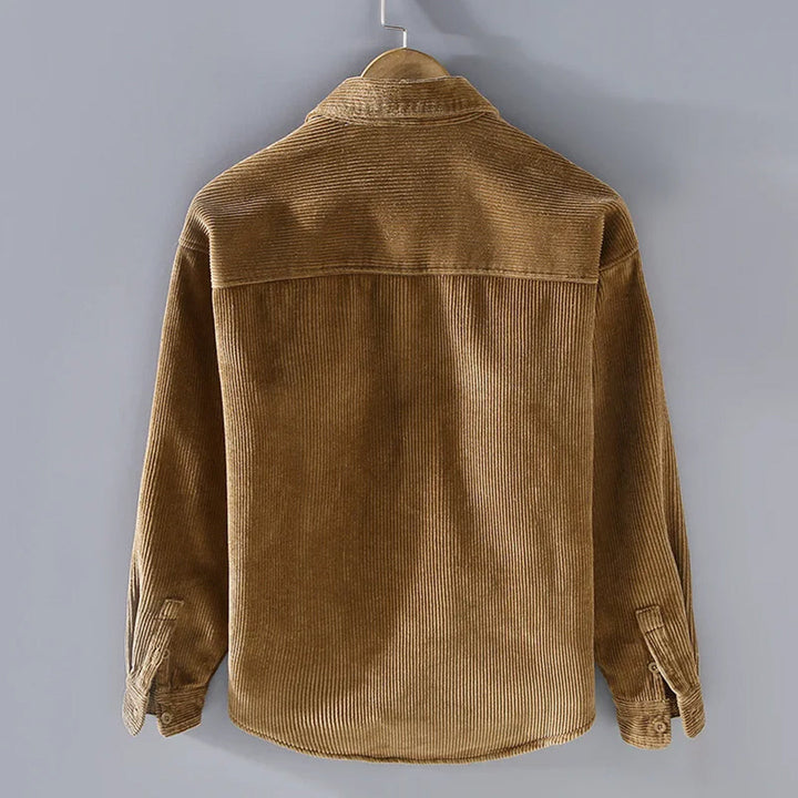 Versatile men's corduroy jacket. A classic, stylish piece for autumn and winter wear.
