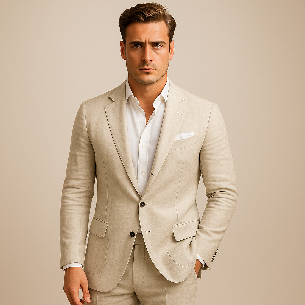 Men's stylish modern tailored blazer for versatile smart casual & professional looks. Lightweight summer jacket.