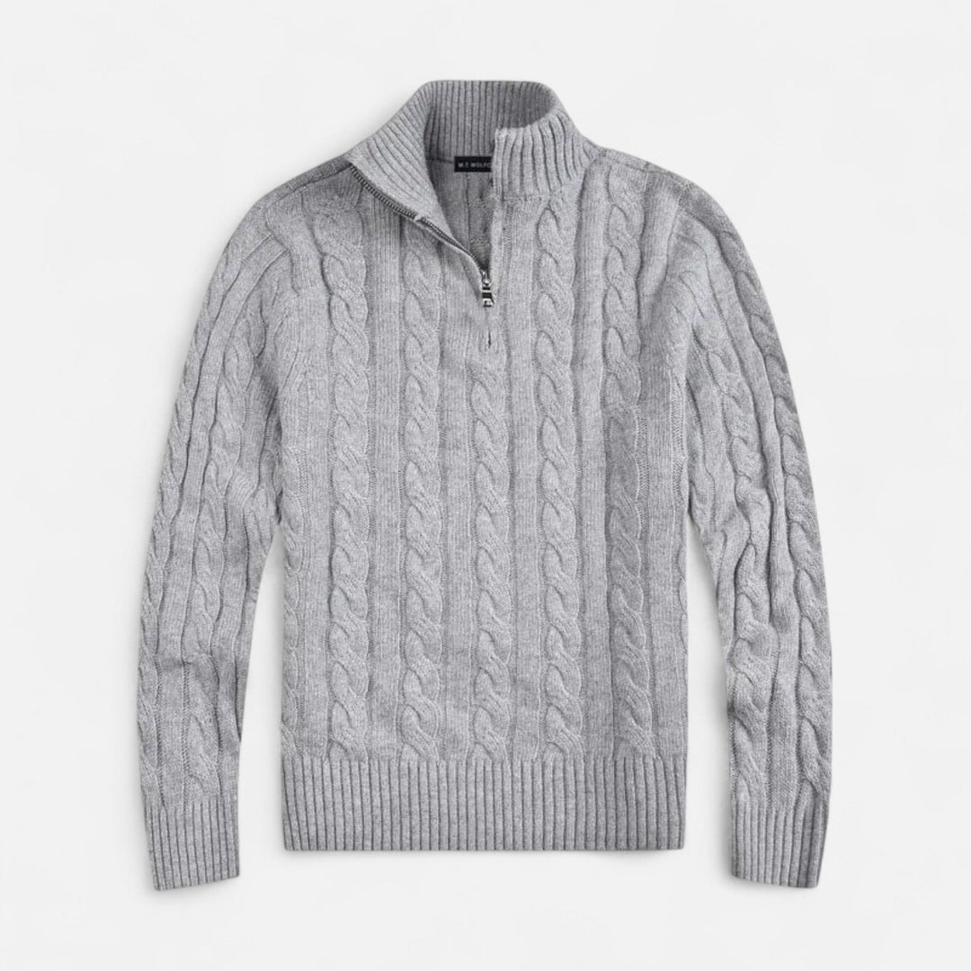 Men's stylish open-front cardigan sweater, perfect for modern layering and smart casual outfits. Comfortable all-season menswear.