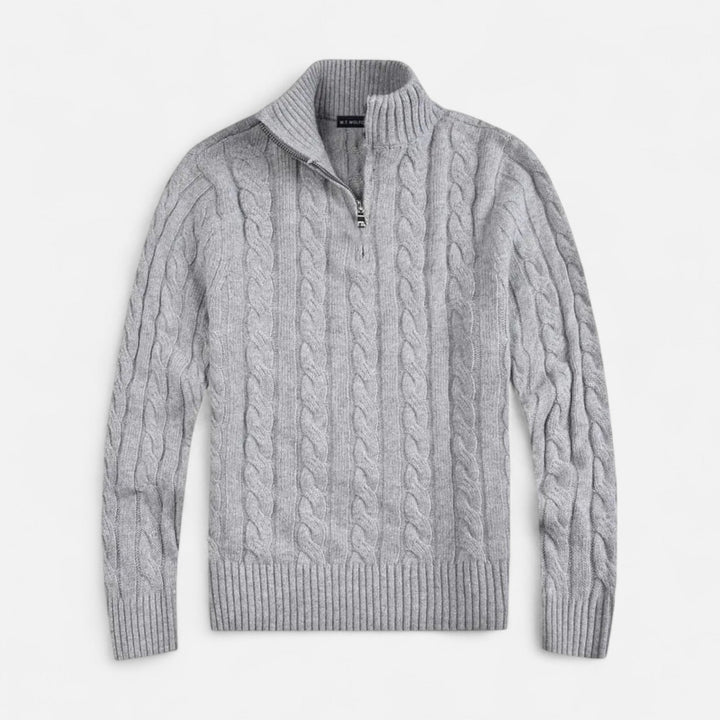 Men's stylish open-front cardigan sweater, perfect for modern layering and smart casual outfits. Comfortable all-season menswear.