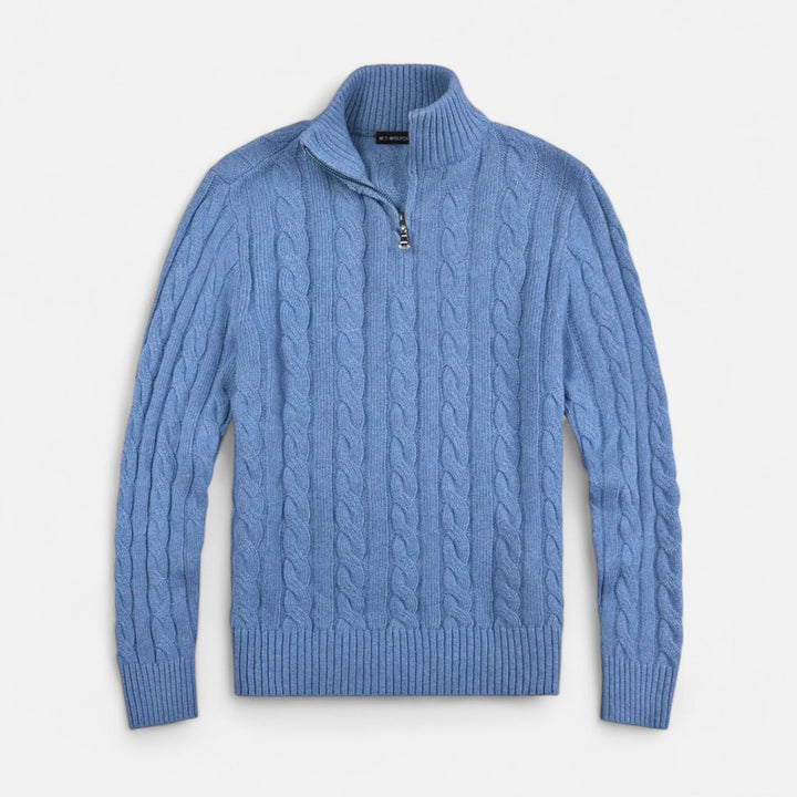 Versatile men's open-front cardigan for easy layering. A modern menswear sweater perfect for casual or smart casual styles.