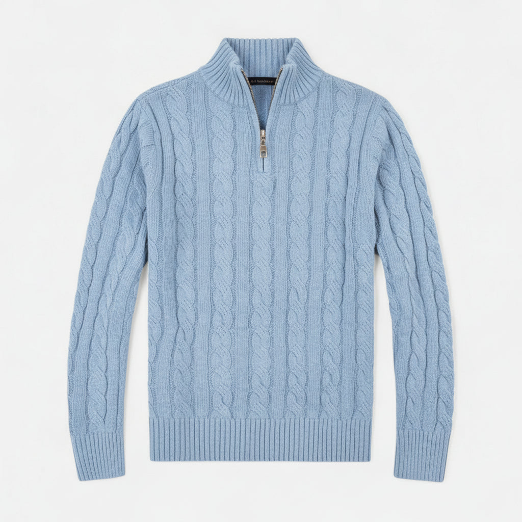 Modern menswear: a stylish men's open-front cardigan sweater, perfect for comfortable, all-season casual & smart casual layering.