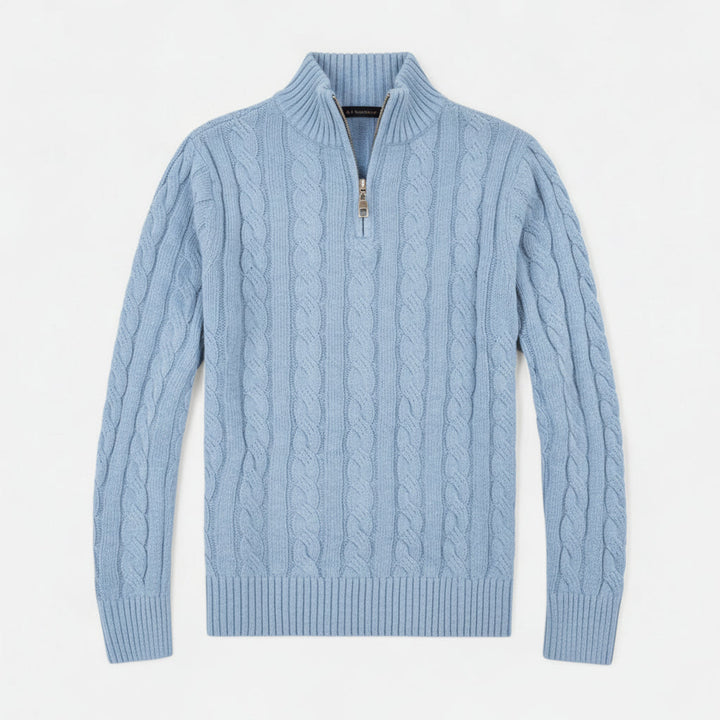 Modern menswear: a stylish men's open-front cardigan sweater, perfect for comfortable, all-season casual & smart casual layering.