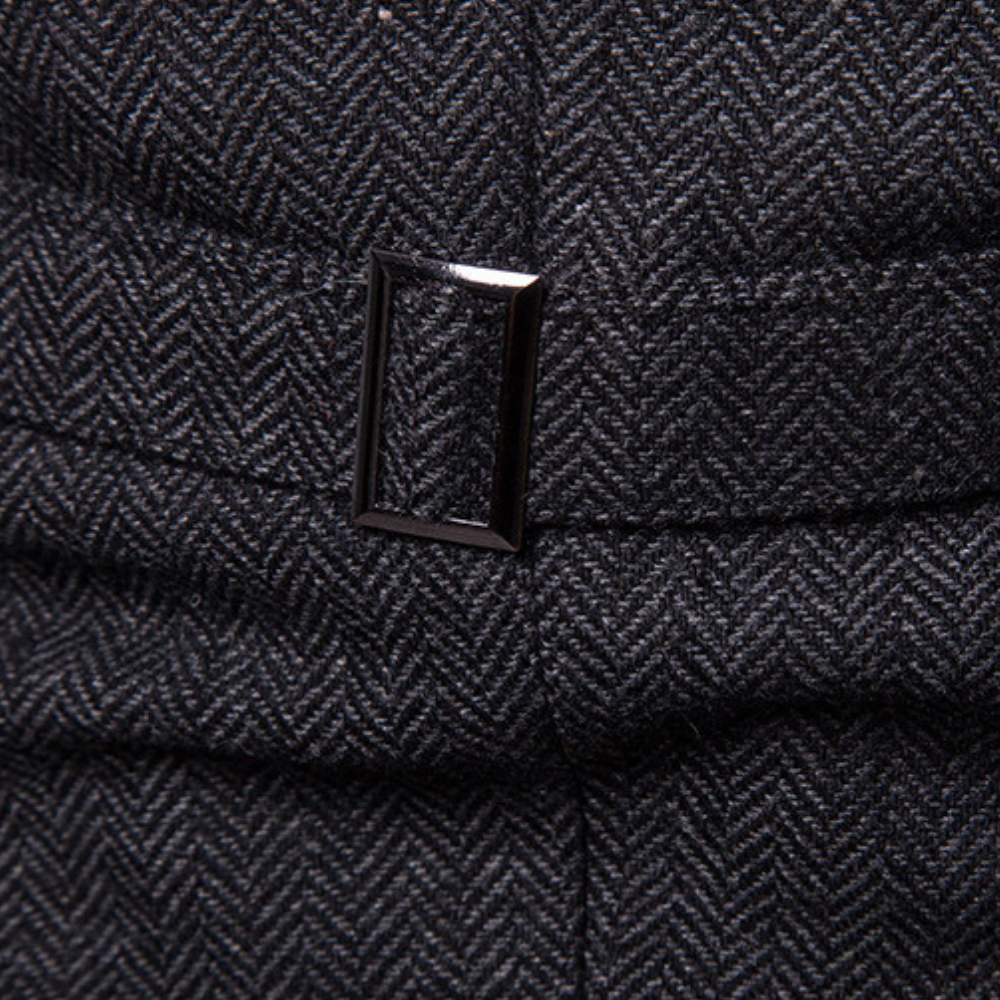 Formal men's wool blend gilet vest, a stylish smart casual outerwear piece for a refined look.