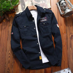 Navy Blue with Design