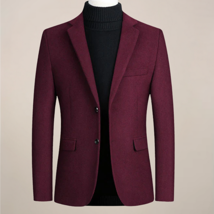 Men's tailored smart casual blazer, perfect for business or formal events, enhancing everyday elegance with a stylish fit.