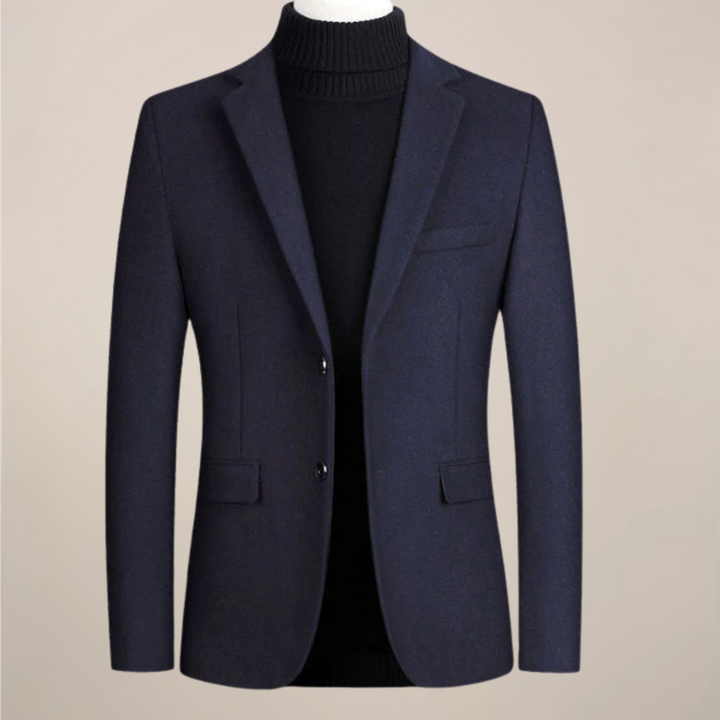 Stylish men's smart casual blazer for modern men's fashion, a versatile tailored jacket for business or everyday elegance.